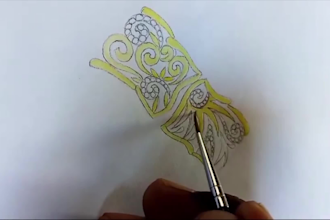 design fashionable jewelry sketch