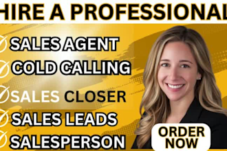 sales closer virtual assistant cold calling sales agent sales leads sales rep