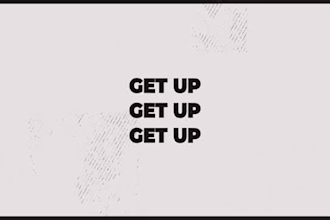 create kinetic typography video, text animation, after effect, motion graphic