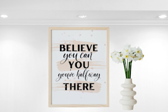 give you 100 motivational wall art quotes with unique style
