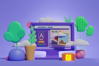 create 3d infographics and 3d animations