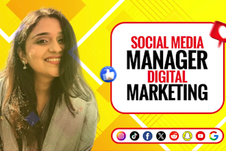 be social media manager do monthly social media management