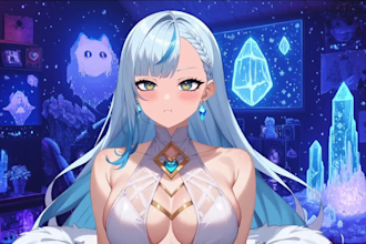 draw high quality live2d vtuber model anime style character design ready to rig