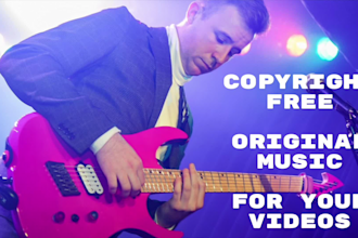 create original copyright free music for your youtube video