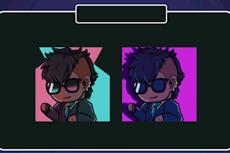 make you animated emoticons, gif emote for twitch or discord