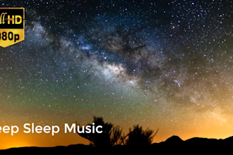 create relaxing meditation music video for youtube channel