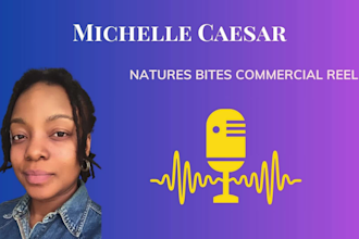 record a warm, youthful black british voice over