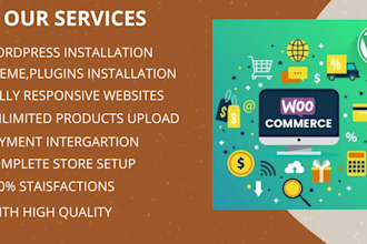 develop an ecommerce website using a woo commerce plugin