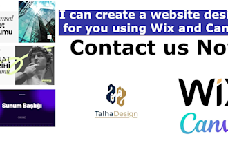 create a custom website for you with canva