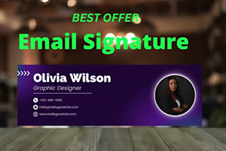 make clickable HTML email signature