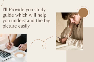 make notes and study guides