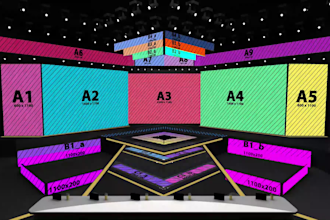 create vj or led content or led mapping