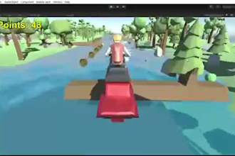 make endless runner game like temple run or subway surfers in unity