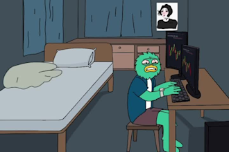 crypto memecoin video, memecoin animation, meme coin character, funny meme art