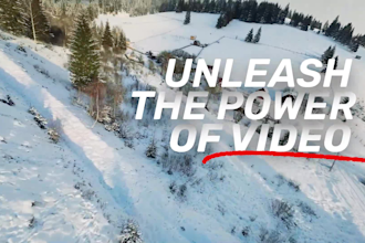 do amazing title and text typography animation