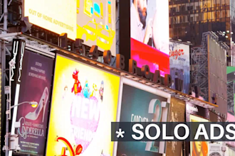 send sales to your affiliate, solo ads, ebay, etsy, shopify or web traffic