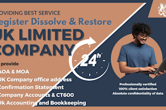 uk ltd company registration in 24 hours with UK address