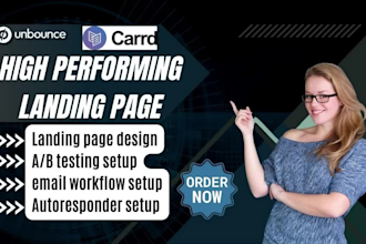 convert figma, PSD, xd ai to wordpress, unbounce, instapage landing page design