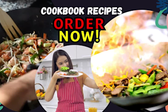provide step by step recipes to make cooking fun and simple
