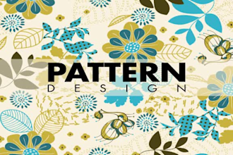 design pattern in geometric  floral abstract halftone