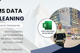 clean and sort format your excel data