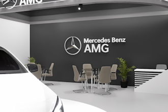 design 3d kiosk, trade booth, retail display, and booth