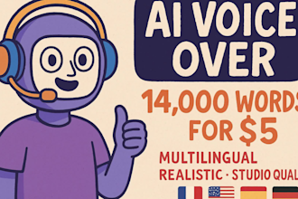 generate a natural ai voice over