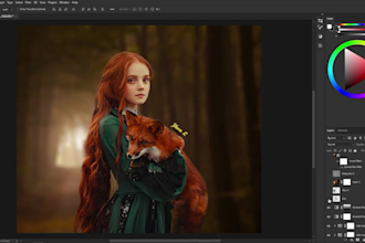 do photo editing and enhancement in photoshop and camera raw