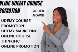 do udemy course promotion udemy course, course promotion, online course