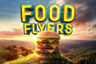 design unique food flyers and eyecatching food flyer design
