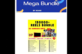provide you 13000 plus ready to post reels