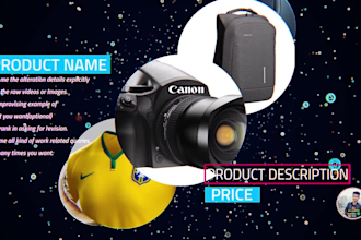 create amazing  attractive slideshow video for you