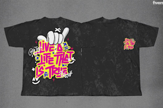 modern streetwear themed t shirts