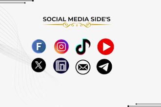 create all social media accounts, business pages, and set up