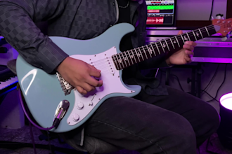 record electric guitars for your project
