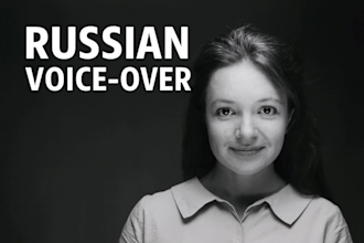 record professional russian and ukrainian elearning voice over