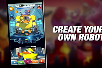 do 2d game UI design for you
