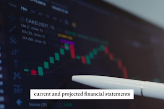 prepare financial statements, income statement and balance sheet