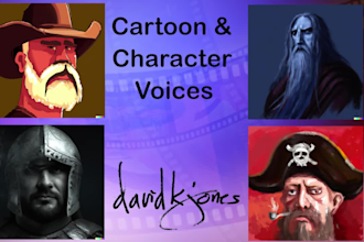 give you the best character or animation voice