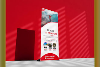 do roll up banner, retractable, sign billboard design