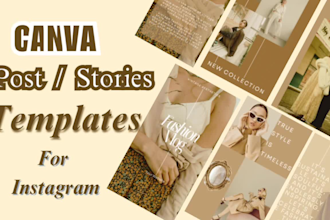 design social media post and stories and boost your brand