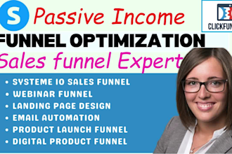 build sales funnel in systeme io, clickfunnels landing page, systeme io website