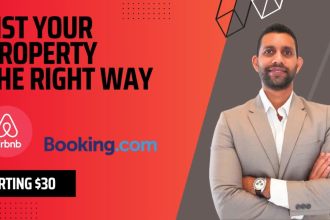 do your property listing on booking com and airbnb