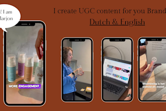 create engaging and creative ugc content in dutch and english for your brand