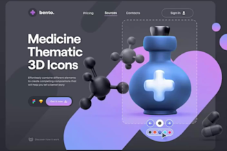 design 3d interactive website 3d animated website 3d spline animation 3d blender
