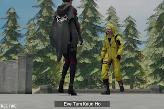 create free fire 3d animation story video