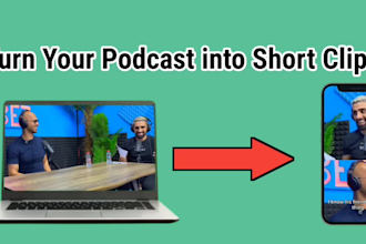 turn your podcast or interviews into short clips