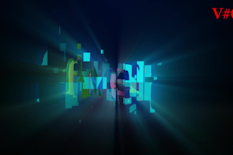 make very unique digital tech glitch intro and outro