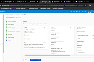 develop azure ml and ai models