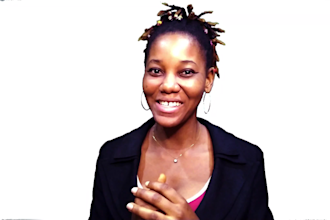 be your green screen african female spokesperson